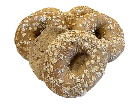 5 oz. Honey Grain Bagel Sliced (6 pack) - OMG