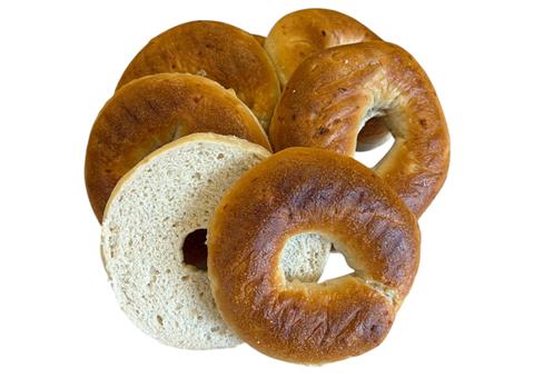 5 oz. Onion Bagel Sliced (6 pack) - Elie