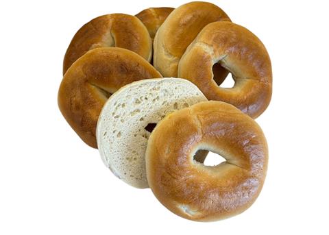 4 oz. Plain Bagel Sliced (6 pack) - Elie