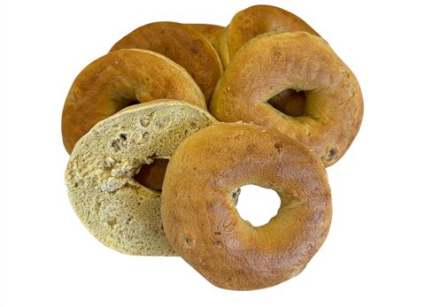 4 oz. French Toast Bagel Sliced (6 pack) - Elie