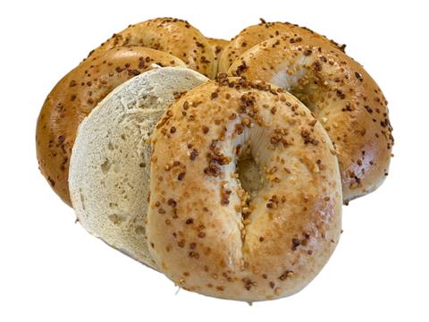 5 oz. Garlic Bagel Sliced (6 pack) - OMG
