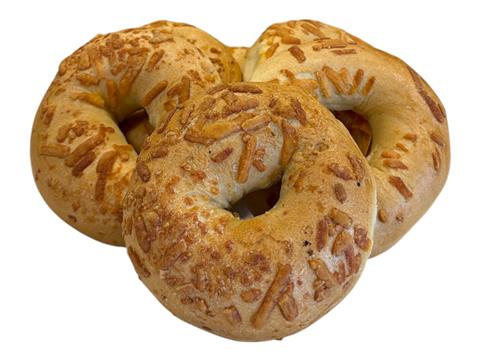 5 oz. Asiago Bagel (6 pack) - OMG