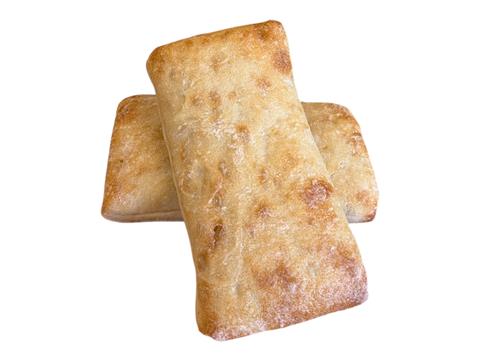 3x6 Thin Ciabatta Sandwich Sliced (case of 80) - BRT