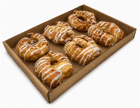 Large Apple Strudel Croissant (6 pack) - BX