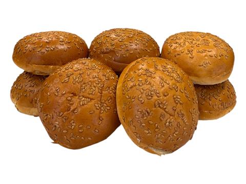 3.5 in. Seeded Brioche Hamburger Roll Sliced (12 pack) - Fi